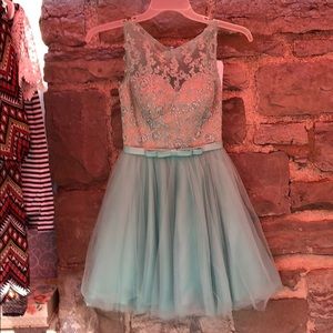 Prom teal Dress